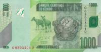 p101b from Congo Democratic Republic: 1000 Francs from 2013